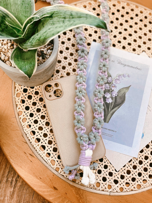 GREY TONE SERIES - 3-Color Fafa Phone Strap - Medium Thick