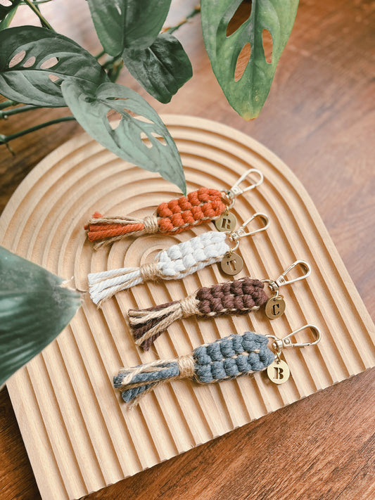 Keychain - Crush On You w/ Brown Hemp Rope