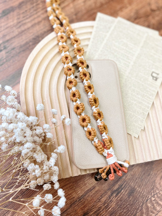 EARTH TONE SERIES - 3-Color Fafa Phone Strap - Thin