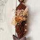 Flower Hanging w/ Wooden Beads