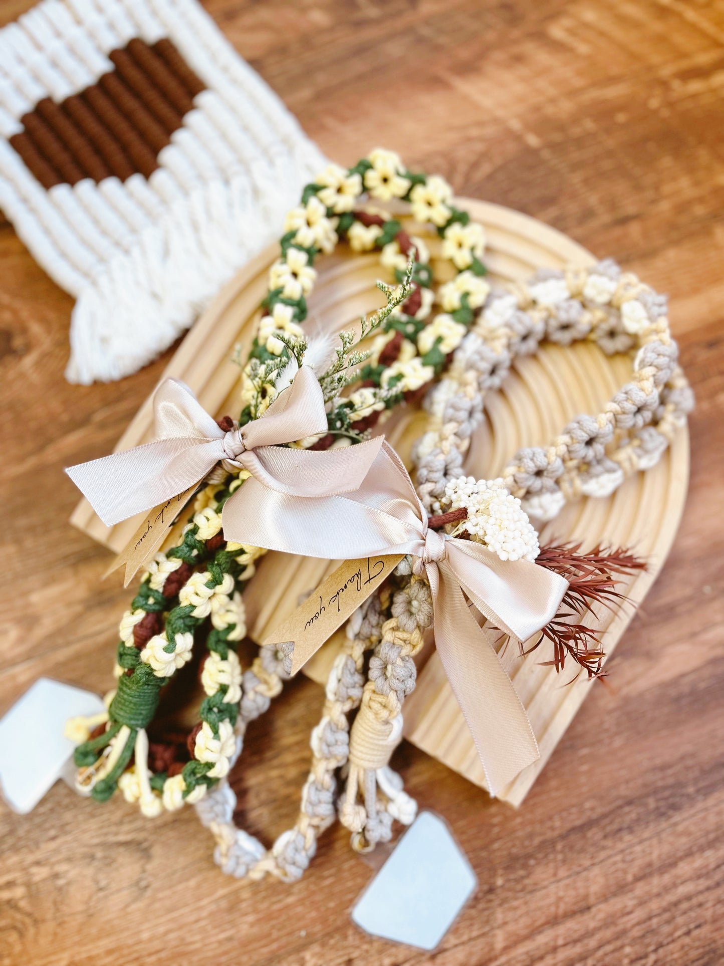 FOREST SERIES - 3-Color Fafa Phone Strap - Medium Thick