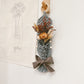 Flower Hanging w/ Wooden Beads