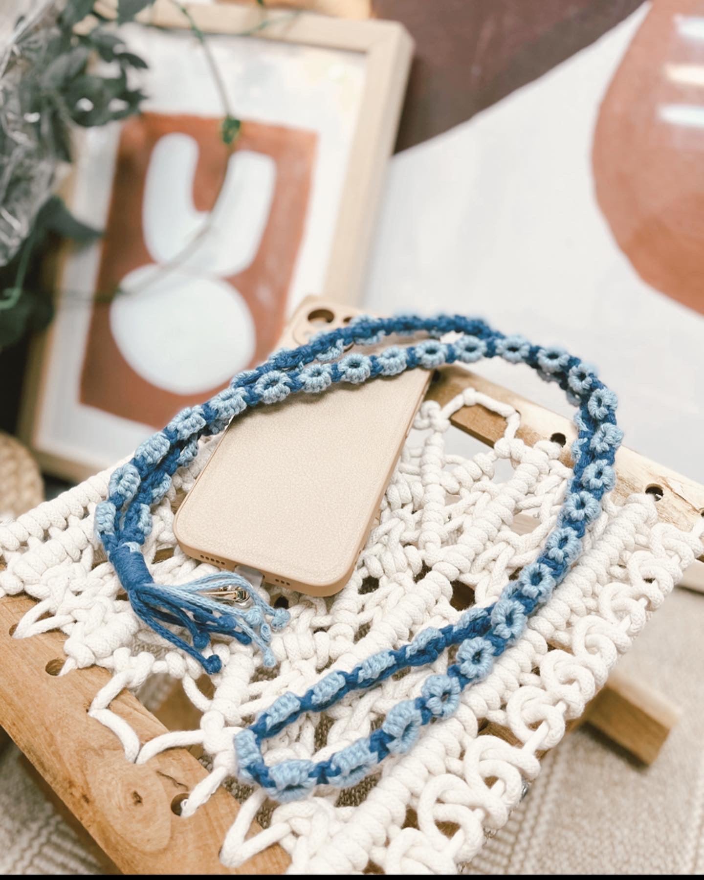 2-Color Fafa Phone Strap - Thin